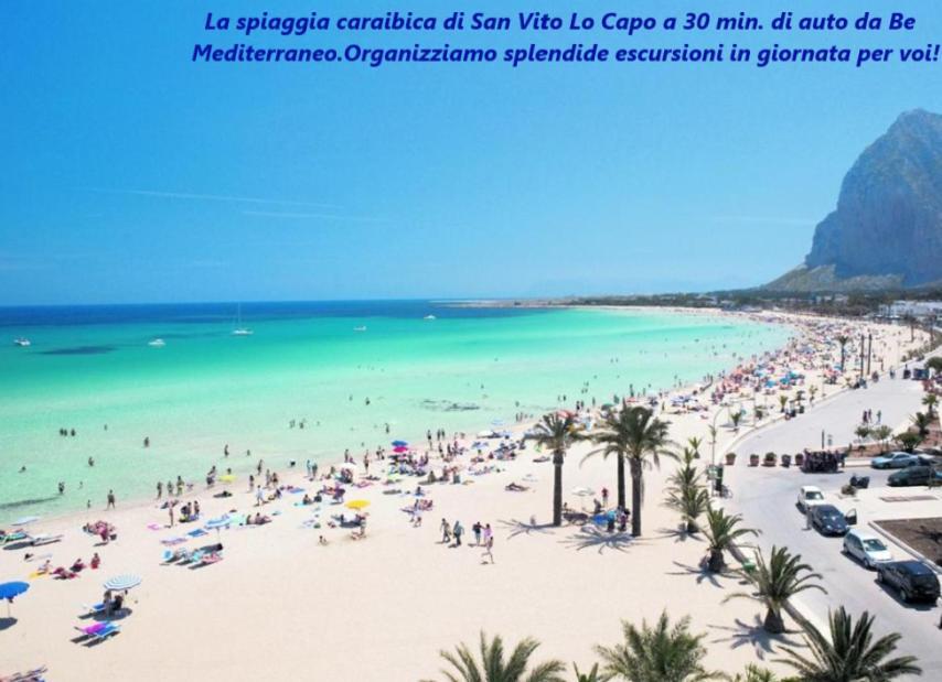 Be Mediterraneo, In Centro Sul Mare - In The Center Beach Front - 80 Mq Trapani Buitenkant foto